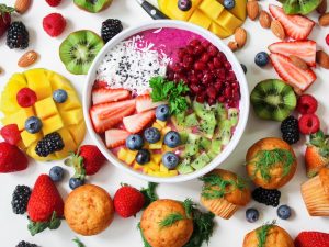 Clean eating - Colourful fruit salad