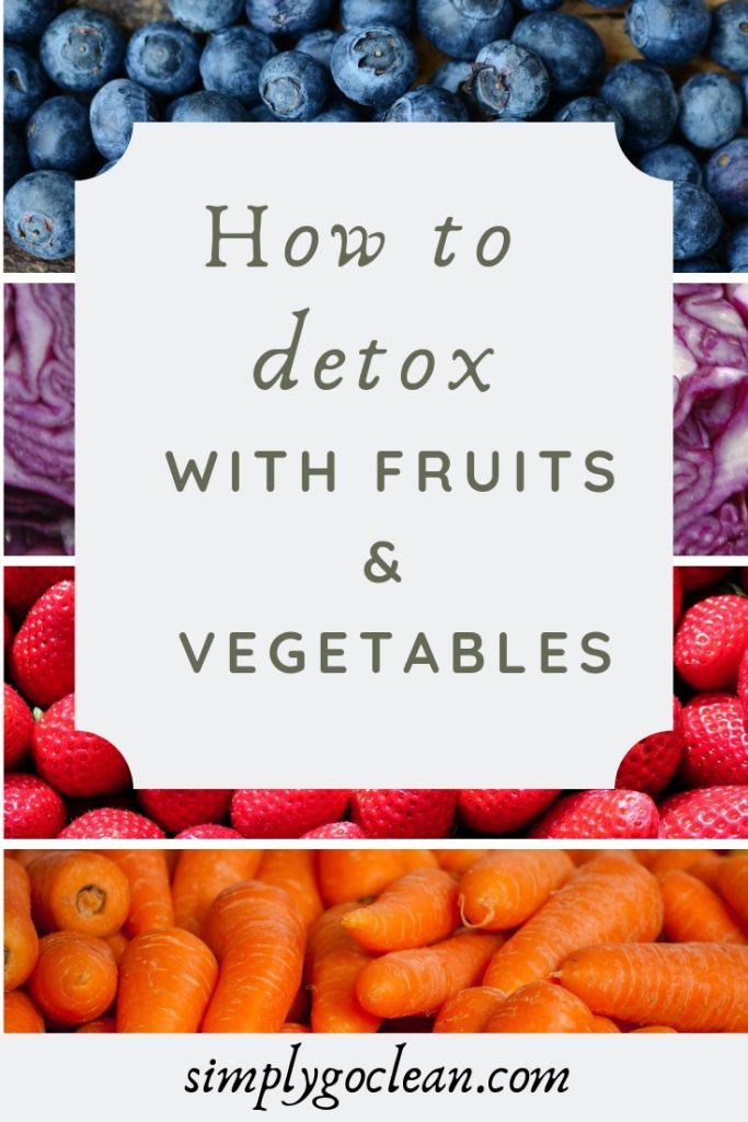 Detox with fruits and vegetables