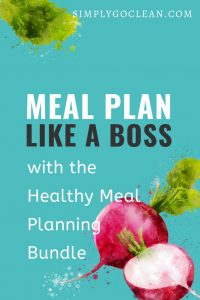 Clean Eating Meal Planning made easy!